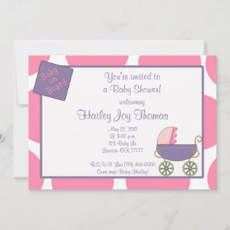 babysh You're invited to a Baby Shower!, welc... Invitation