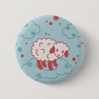 babysheep 6 cm round badge