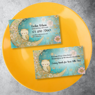 Babysitter Services, Babysitting, Nanny, Childcare Business Card
