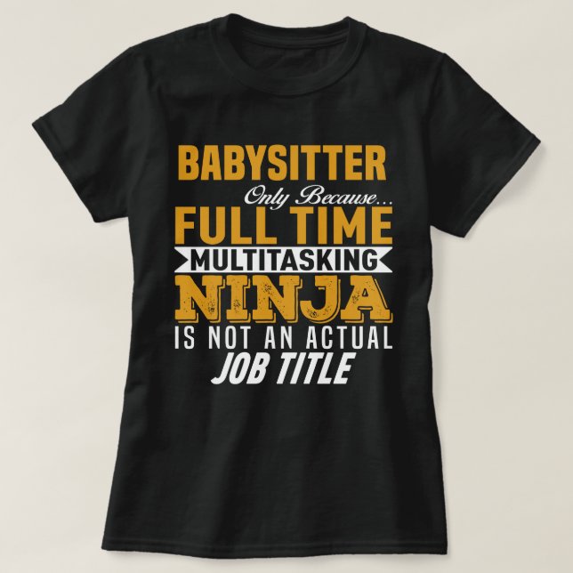 Babysitter T-Shirt (Design Front)