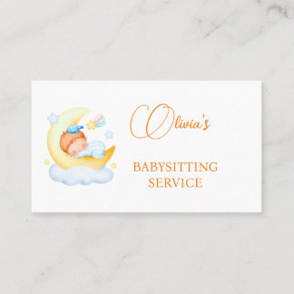 Babysitting Business Card