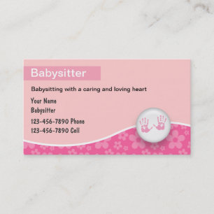 Babysitting Business Cards