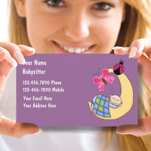 Babysitting Business Cards