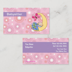 Babysitting Business Cards
