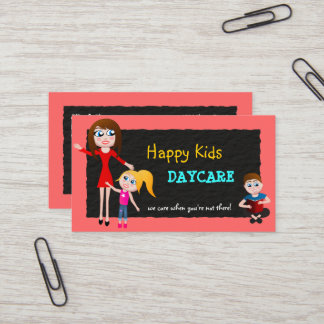 Babysitting Child Care Day Care Business Cards