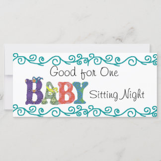 Babysitting coupon