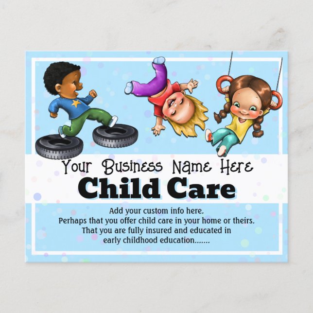 Babysitting Day Care Summer Camp After School Care Flyer (Front)
