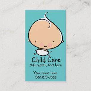Babysitting or Child care custom business card