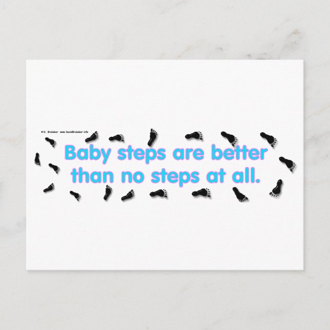 BabySteps Postcard (Front)