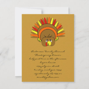 babyturkeycolorsdamaskcircles invitation