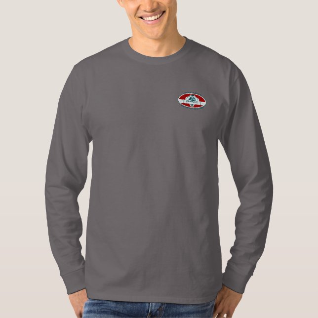 BACC Vic Hubbard Long Sleeve Dark Grey T-Shirt (Front)