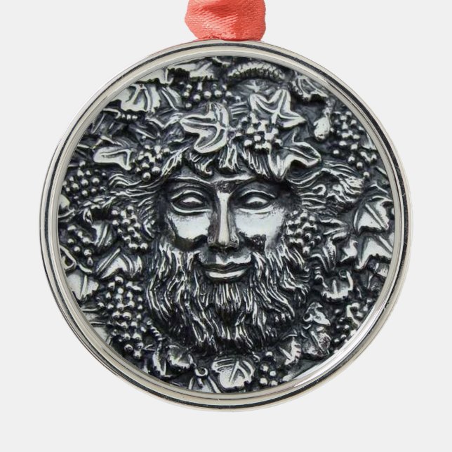 Bacchus 1 metal tree decoration (Front)
