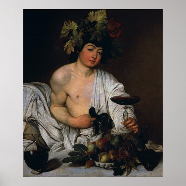 Bacchus by Caravaggio - Poster (Front)