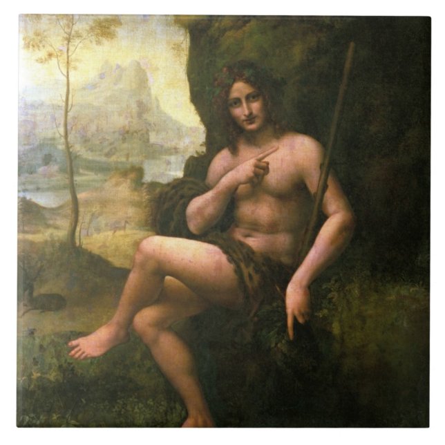 Bacchus, c.1695 (oil on canvas) tile (Front)