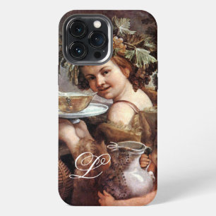 BACCHUS WITH GRAPES AND WINE MONOGRAM iPhone 13 PRO MAX CASE