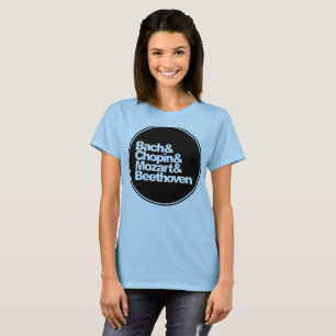 Bach and Chopin and Mozart and Beethoven T-Shirt