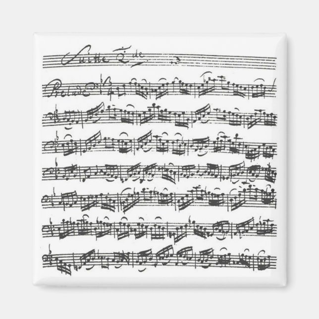 Bach Cello Suite Magnet (Front)