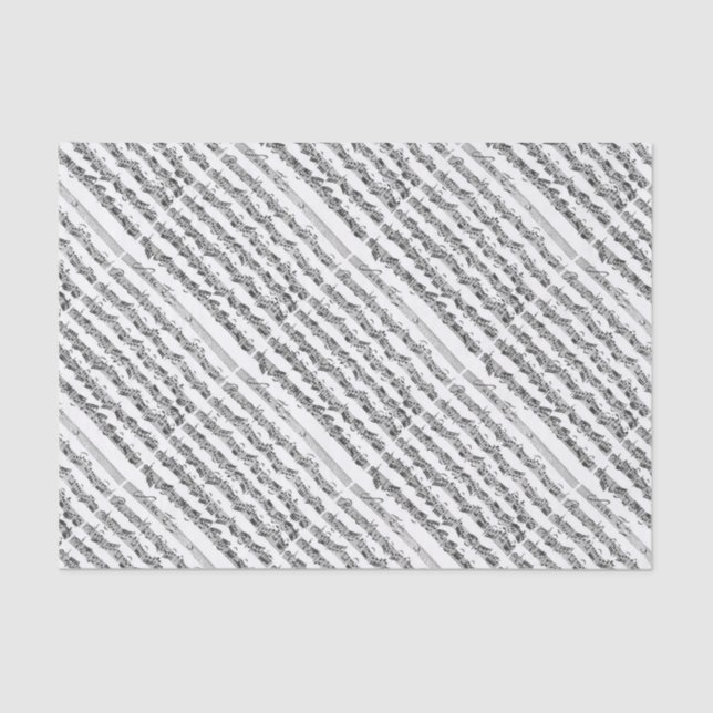 Bach Cello Suite Music Manuscript Tissue Paper (Front)