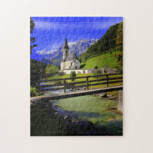 Bach Church Germany. Jigsaw Puzzle