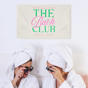 Bach Club Modern Pink Bachelorette Banner