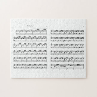 Bach the Well Tempered Clavier Prealudium 1 C-dur Jigsaw Puzzle