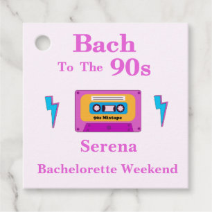 Bach To The 90s Cassette Tape Bachelorette party Favour Tags