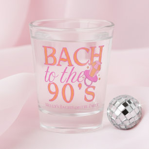 Bach to the 90s – Retro Bachelorette Party Design Shot Glass