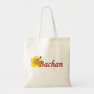 Bachan's hibiscus grocery bag