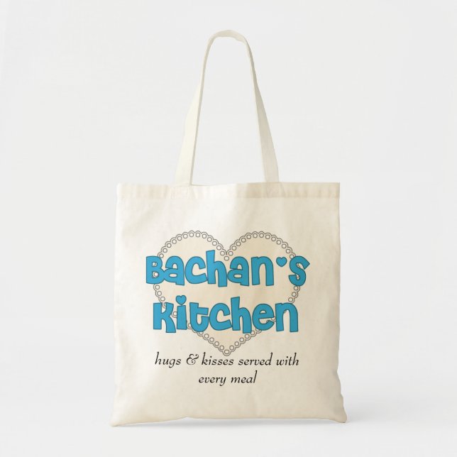 Bachan's kitchen tote bag (Front)