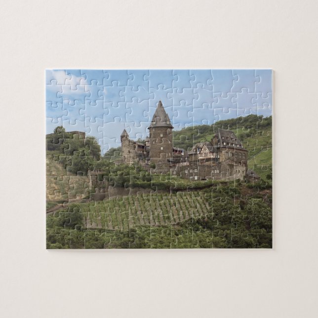 Bacharach, Germany, Stahleck Castle, Schloss Jigsaw Puzzle (Horizontal)