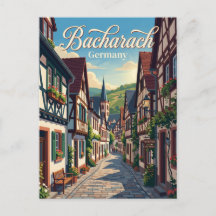 Bacharach Old Town Alley Germany