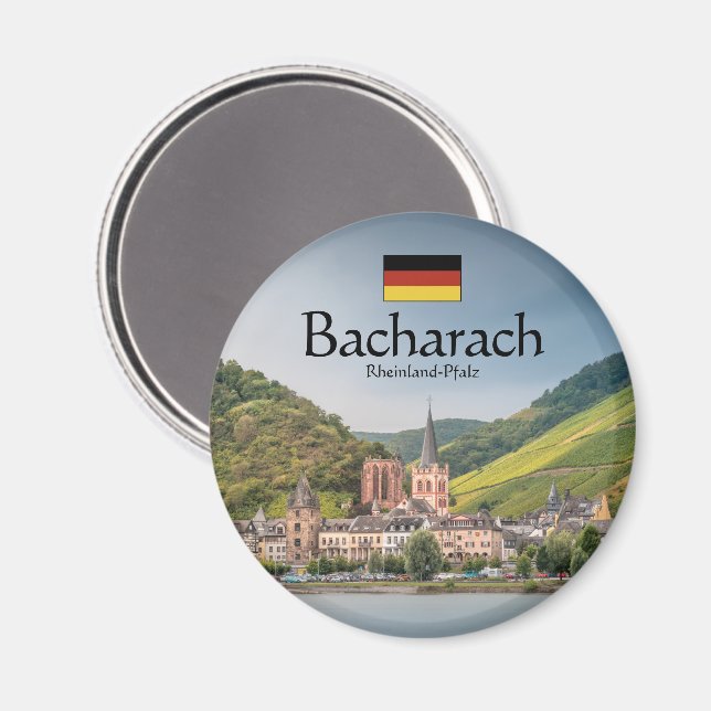 Bacharach Souvenir Magnet (Front/Back)