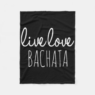 Bachata Dancing  Fleece Blanket