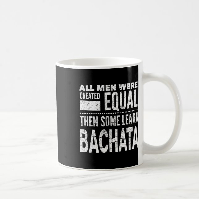 Bachata Dancing Latin Lover Dancers Fun Men Dance  Coffee Mug (Right)