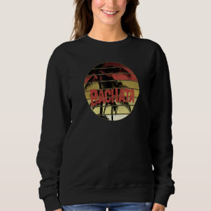 Bachata Palm Sunset Design For A Dancer Sweatshirt