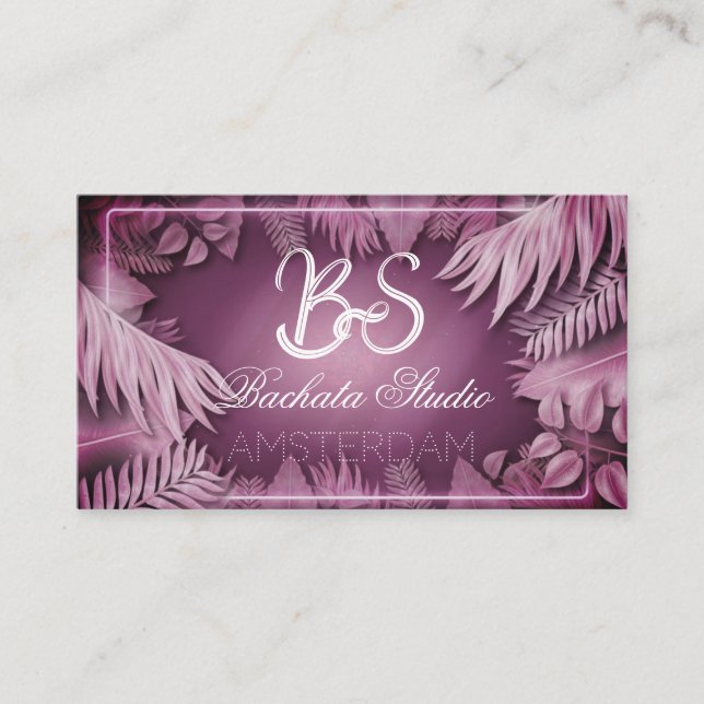 Bachata Studio Business Card (Front)