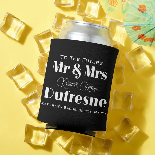 Bachelor/Bachelorette Party Personalised Can Cooler (In Situ Summer)