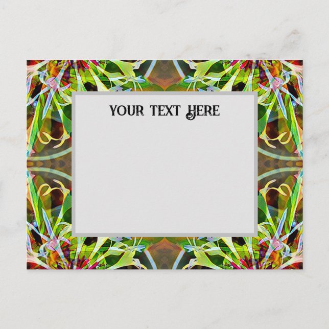 Bachelor Button Postcard (Front)