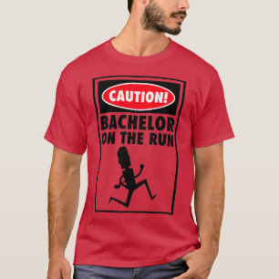 Bachelor Caution Groom Marrying Wedding Day 4 T-Shirt