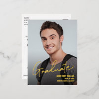 Bachelor of Arts University Male Graduate Photo
