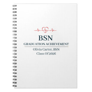 Bachelor of Science in Nursing Custom Name Year Notebook