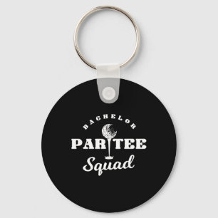 Bachelor Par-tee Squad Funny Golf Bachelor Party P Key Ring