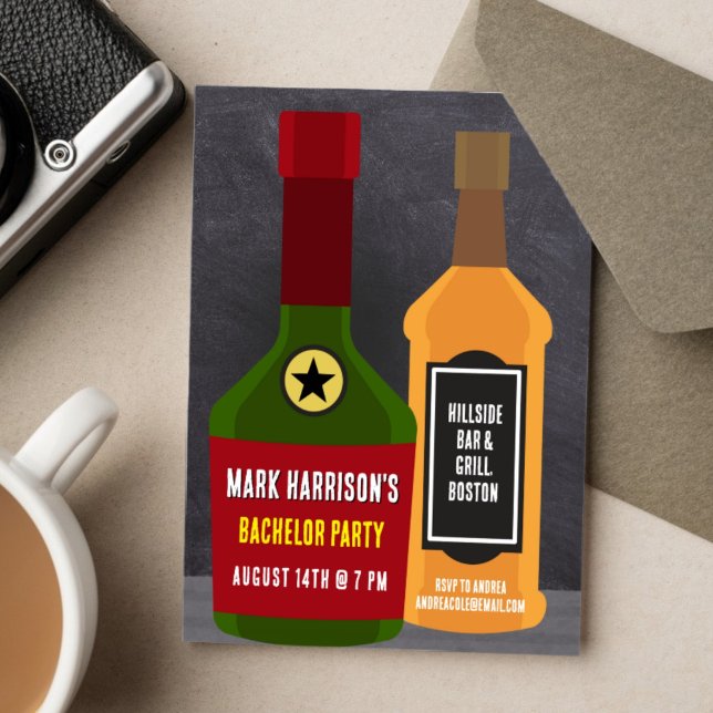 Bachelor Party at the Bar Invitation (Creator Uploaded)