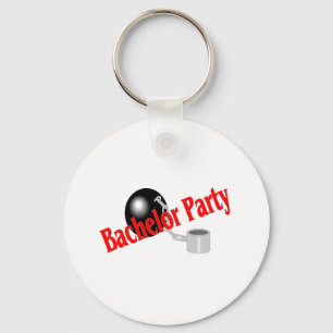 Bachelor Party (Ball and Chain Key Ring
