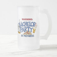 Bachelor party beer mug