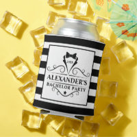 Bachelor Party Black Tie Striped