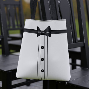 Bachelor Party Bow Tie Groomswoman Wedding Tote Bag