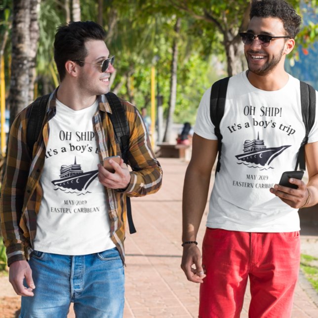 Bachelor Party Boy's Tip Cruise Ship T-Shirt (Creator Uploaded)