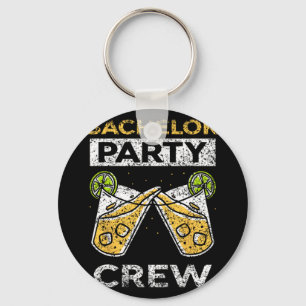 Bachelor Party Crew Bride Groom Team Key Ring