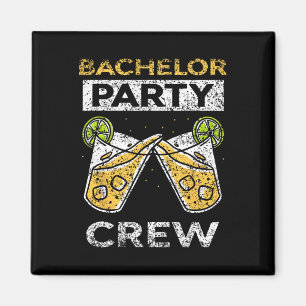 Bachelor Party Crew Groom Bride Team 1 Magnet